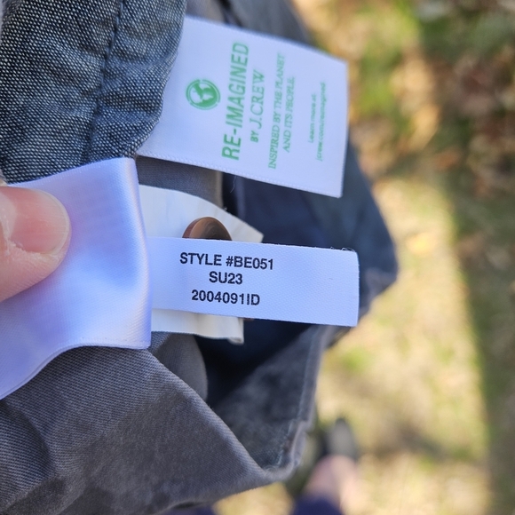 J. Crew 7 inch stretch chino short size 31 gray - Picture 6 of 6